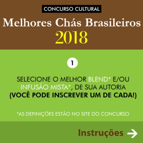 Concurso Cultural Melhores Chás Brasileiros 2018